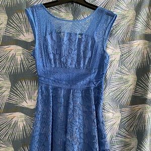 🤩 SOLD 🤩 Anthropologie blue lace dress